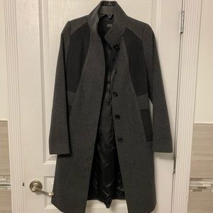 Saks Fifth Ave Black Label Wool Coat Size 2